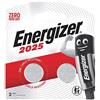 Energizer 2025 Batterie a bottone al litio, confezione da 2