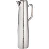 Casablanca modernes Design Casablanca - Vaso con manico Brocca, in alluminio, colore argento, finitura anticata, altezza 40 cm x diametro 11 cm