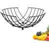 Westmark Wire Basket Moderno - Elegante portafrutta e cestino per il pane dal design senza tempo - Cesto in metallo per frutta, verdura, pane e panini - Nero, 28 cm