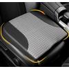 Lofty Aim Cuscino per seggiolino Auto: Comodo Cuscino in Memory Foam per la Guida, per alleviare Il Dolore alla Sciatica, tailobone, per Auto, Camion, Ufficio, Sedia a rotelle, Nero e Grigio