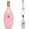 Bottega Bocca di Rosa Rosolio Liquore alle Rose and alla Pannacotta l & Limoncello di Sorrento - 500ml