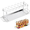 Woobroo Supporto per Cosce di Pollo - Robusto Supporto per 12 Gambe Lavabile in lavastoviglie