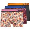 JACK & JONES Jaclandon Trunks 3 Pack, Rosso Tibetano, XL (Pacco da 3) Uomo