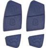 The Lord of the Tools 2 Pezzi Cuscinetti in Gomma a 3 Pulsanti Compatibili con Chiave Telecomando Fiat Punto Ducato Stilo Panda Blu