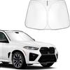 BSTW Parasole Parabrezza per 2019-2025 BMW X5 G05 & BMW X6 G06 & BMW X7 G07, Parasole Pieghevole con Isolamento Termico e Protezione UV, BMW X5 2025 Accessori