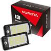 NUROTA Illuminazione targa LED adatta per A3 8P, A4 B6 B7, A6 4F, A5 Cabrio, Q7