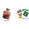 instax Fujifilm instax SQUARE SQ 1 Terracotta Orange - Fotocamera Istantanea + Confezione da 20 Pellicole Istantanee instax SQUARE, Stampe Formato Quadrato 62 mm x 62 mm