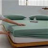 SalGiu Lenzuolo Sotto Con Angoli Elasticizzato 100% Cotone Per Letto Tinta Unita h 25 cm (Verde Petrolio, Singolo)