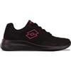 Lotto, Scarpe da Ginnastica Unisex-Adulto, Nero Rosa, 39 EU