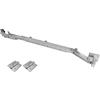 Sellon24® Sistema telescopico in acciaio per cancello pieghevole per cancello a battente a sinistra destra (DESTRA FS-150-R)