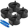 YunSCM 4 pacchi 26 Pollici Camere d'Aria 26x1.75/2.125 ETRTO 47/57-559 AV32mm Valvola，compatibile 26x1.75 26x1.90 26x1.95 26x2.0 26x2.10 26x2.125