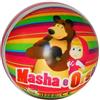 CUCUBA Pallone di Gomma Da Acqua Volley Pallamano Pallanuoto da Allenamento o Partita Diametro 17 cm (Masha e Orso)