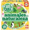 Educa - Desafio Quiz-Animales y Naturaleza Juego de Mesa, Multicolor (18219)