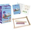 Pebaro WEB0117-Cornice in Legno per Bambini, per Creare creatività, Larghezza 17 cm, con Navicella, Pettine, 2 Raggi di Metallo, Istruzioni (Lingua Italiana Non Garantita), WEB0117