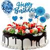 JHY Decorazione per torta di compleanno, coriandoli Ballon, stella d'amore, decorazione per compleanno, battesimo, festa di glitter per bambini e bambine.…