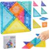 ZYHDFH Tangram Magnetico Tangram Bambini Costruzioni Magnetiche Montessori per Bambini Regali Giocattolo per Età Prescolare per 3 4 5 6 7 8 Anni, Giocattolo Educativo Creativo