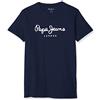 Pepe Jeans Art N, T-Shirt Bambini e ragazzi, Blu (Navy),18 anni