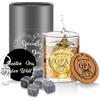 BigNoseDeer Opa Bicchiere da Whisky Personalizzato - Set Regalo per Uomini da Nipoti - Regalo di Pensionamento