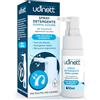 Udivita Spray Detergente Apparecchi Acustici Spazzola Integrata Udinett 30ml Senza Alcol per Pulizia Auricolari Cuffiette Bluetooth Asciugatura Rapida Elimina Cerume e Residui