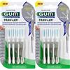 Gum, Trav-Ler 1618, set da 2, scovolini interdentali, 2,0 mm