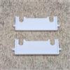 ULEIVA 2 pezzi di ricambio bianco compatibile con Geberit 240514001 adatto per piastra di azionamento Twinline