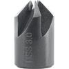 ENT European Norm Tools ENT 50503 Svasatore a pressione HSS, diametro (d) 3 mm, D 12 mm, E 90°, GL 25 mm, destra