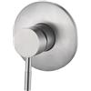 MAMMOLITI Marco Mammoliti | Miscelatore Doccia Monocomando Incasso Ekos in Acciaio Inox AISI 304 Spazzolato, 11,6x11,6x11cm