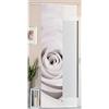Gardinenbox Tende Box a Pannello Tenda Wild Effetto Seta e Voile Pannello, Poliestere, Rose, 245 x 45 cm, 2 unità