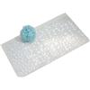 InterDesign iDesign Pebblz Tappetino, Vinile, Trasparente, 0.1x0.1x0.1 cm