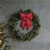 ITART Fiocco Imbottito in Velluto Rosse Grandi giganti 54cm Decorazione Natalizia per Albero e Ghirlanda Dietro Porta (Rosso, XXL)