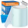 AQhui Kit Riparazione Piscina, Nastro Adesivo Subacqueo 10cm x 250cm, Toppe per Piscina Fuori Terra, PVC Toppa Nastri Adesivi Applicabile a Gonfiabile Materassino, Gonfiabili Liner, Tende da Sole