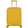 GHEPARD Valigia rigida Trolley da viaggio con serratura a combinazione, 4 Ruote - SoftGlide (Giallo, 55 cm)