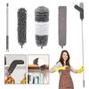 jiuzcare Spolverino per Polvere Telescopico con Manico in Acciaio Inossidabile 252 cm Lavabile Telescopico Spolverino in Microfibra Togli Polvere Allungabile per Soffitti Ragnatela Tetti Interni, 4PCS