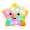 Shengou Weihnachten Cuscino con Led,Cuscini a Forma di Stella,Cuscino Forma Stella,Cuscino Luminoso Notte,Cuscino Stella Bambina,Cuscino a Forma di Stella,Cuscino Stella Bambini(Gelb)