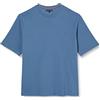Tommy Hilfiger T-shirt Uomo Maniche Corte Stretch Slim Fit Scollo Rotondo, Blu (Blue Coast), XXL