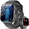 Lgnitek Smartwatch con ECG/𝐆li𝐜𝐞m𝐢𝐚/BMI/Acido Urico/Lipidi/HRV, 1,97 AMOLED Orologio Saluta con Funzione Telefono, 24H Pressione Sanguigna/Sonno/SPO2/Cardiofrequenzimetro, IP68 iOS Android