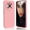 DESSEN Cover per Huawei Honor Magic 4 Lite (4G/5G) / Honor X9 5G - Silicone Custodia Antiurto Protezione Fotocamera Case Sottile e Morbida TPU Bumper Antishock Anti-Impronte, Rosa