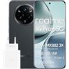 realme 14 Pro+ 5G Cellulare Android 12GB+512GB, 6,83 Smartphone, 50MP OIS Fotocamera, Qualcomm Snapdragon 7s Gen 3 5G, OLED Schermo 4 curvo da 120Hz, Batteria da 6000mAh, grigio (Con adattatore)
