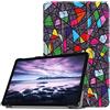 Lobwerk - Cover per Samsung Galaxy Tab A SM-T590 SM-T595 SM-T597, 10,5 pollici, con funzione sleep/wake + pennino touch