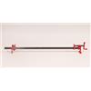 Generic 1800 mm 3/4 morsetti per tubi a ghigliottina morsetto in metallo kit set lavorazione del legno metallo incollaggio tubo resistente, nero e rosso