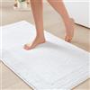 Madison Park Splendor - Tappeto da bagno reversibile in 100% cotone, 3000 g/m², qualità alberghiera, lussuoso, a pelo medio, assorbente, ad asciugatura rapida, decorazione per doccia, 53 x 86 cm
