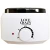 LOVE CRAZY Lovecrazy - Riscaldatore elettrico per la depilazione professionale, set di depilazione con cera calda, 500 ml