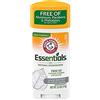 ARM & Hammer Essentials Solido Deodorante Non profumato, 2,5 oz (confezione da 3)