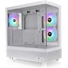 Thermaltake View 270 Plus TG ARGB Snow Mid Tower E-ATX Custodia; 3 x 120 mm ARGB Ventole incluse; Supporto radiatore fino a 360 mm; doppio pannello frontale e laterale in vetro temperato; CA-1Y7-00M6WN-01; 3 anni