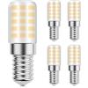 VIIVUU Lampadine LED E14, lampade E14 400LM 4W Equivalenti 40W Lampada Alogena, Lampadina Mais Risparmio Energetico Nessun Sfarfallio, 3000K Bianca Calda Non Dimmerabile per Plafoniera, 4 pezzi