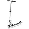 Micro Scooter | Micro Sprite LED Scooter per bambini | Manubrio regolabile | Ruote luminose | Pieghevole | 5-12 anni | Ragazzi e ragazze | Bianco