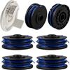 CDIYTOOL Bobina di ricambio per decespugliatore RAC123, compatibile con Ryobi RLT5027, RLT4027, RLT4125, RLT6030, RLT5127, RLT6130-5132002670, bobina di ricambio per decespugliatore da 1,5 mm con copertura