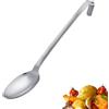 Westmark Vegetarian Spoon Pro - Cucchiaio da cucina in acciaio inossidabile con testa larga - Cucchiaio da portata universale per verdure, patate, ecc. - Argento, 38 cm