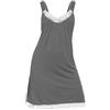 LCpddajlspig Camicia Da Notte Estiva,Camicia da Notte Donna Estiva Cotone Curvy Abiti Taglie Forti Vestaglia Scollo a V Lunga Pigiama Leggero Camicie Senza Maniche Elegante per Casa e Casuale Grigio XL
