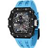 TSAR BOMBA Orologi automatici da uomo Tonneau Luxury Skeleton Design originale Orologio meccanico Grande quadrante quadrato Cinturino in silicone alla moda Orologi da uomo
